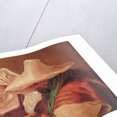 Detail of the shepherds from Angelica and Medoro with the Shepherds, 1757 by Giovanni Battista (1696-1770) Tiepolo