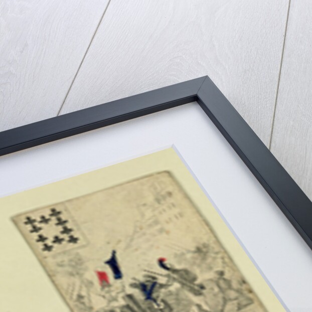 Four playing cards commemorating the heroes of July 1830, 1831 by French School