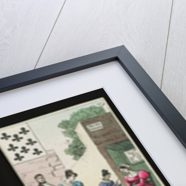 Four playing cards commemorating the heroes of July 1830, 1831 by French School