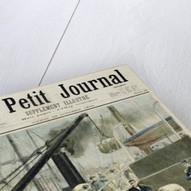 Front page of the illustrated supplement of 'Le Petit Journal', 29th Ocotober 1894 by Fortune Louis Meaulle