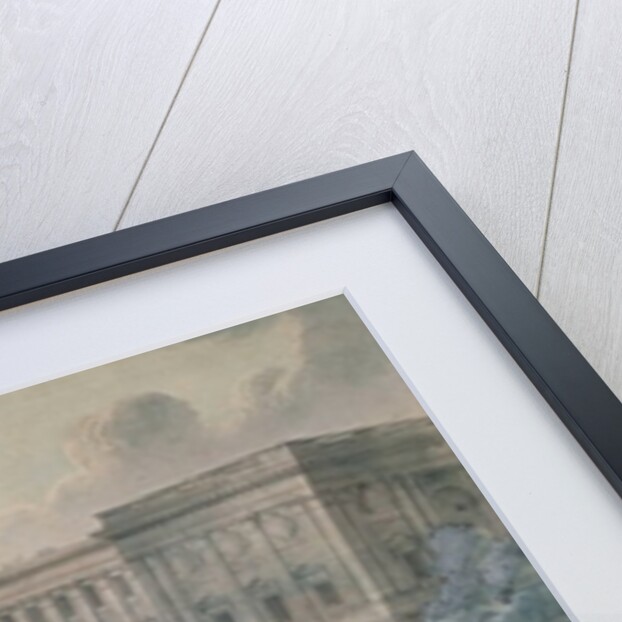 The Arrival of Louis XVI in Front of the Louvre, 17th July 1789 by Jean-Pierre Houel
