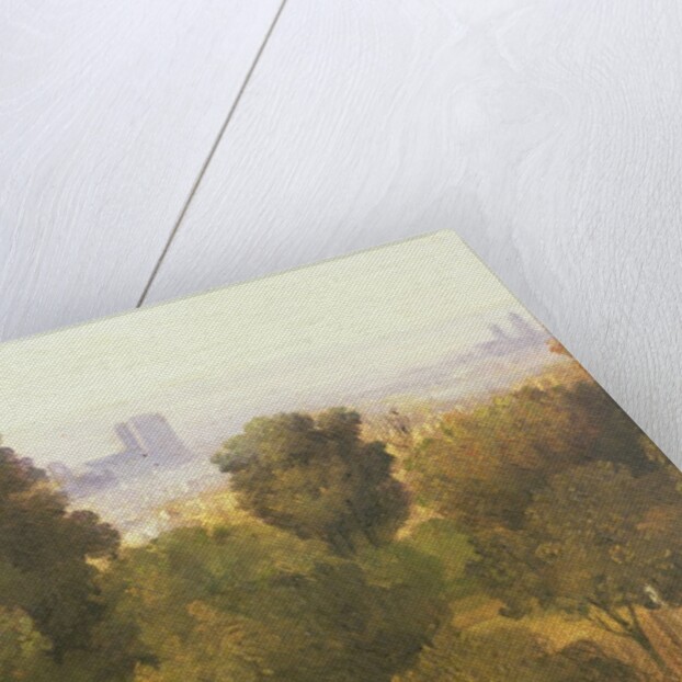 Paris seen from the Heights of Belleville, c.1830 by Pierre Etienne Theodore Rousseau