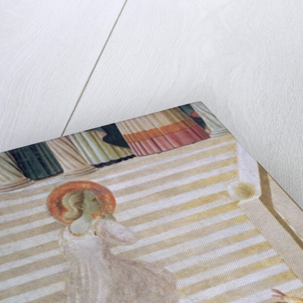 The Virgin Mary ascending the staircase at the Presentation of Mary in the Temple, 1433-34 by Paolo Uccello