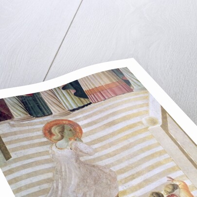 The Virgin Mary ascending the staircase at the Presentation of Mary in the Temple, 1433-34 by Paolo Uccello