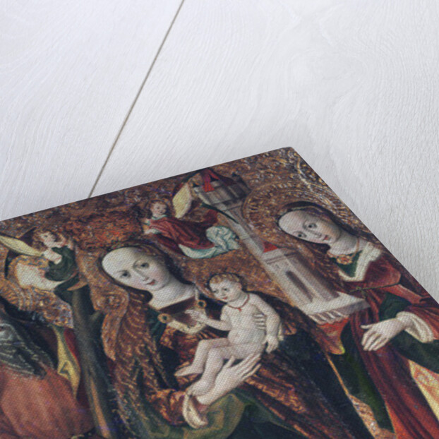 Virgin and Child with Saints Andrew and Barbara, c.1510 by Polish School