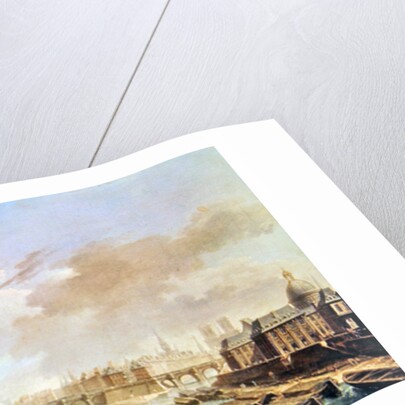 The Louvre, the Pont Neuf and the College des Quatre Nations, 1755 by Nicolas Raguenet