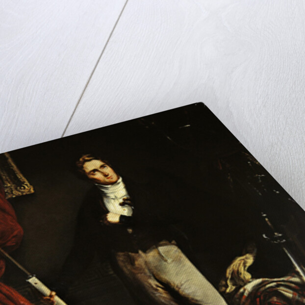 Portrait of a young revolutionary during the French Revolution of 1830 by Alexandre Marie Colin