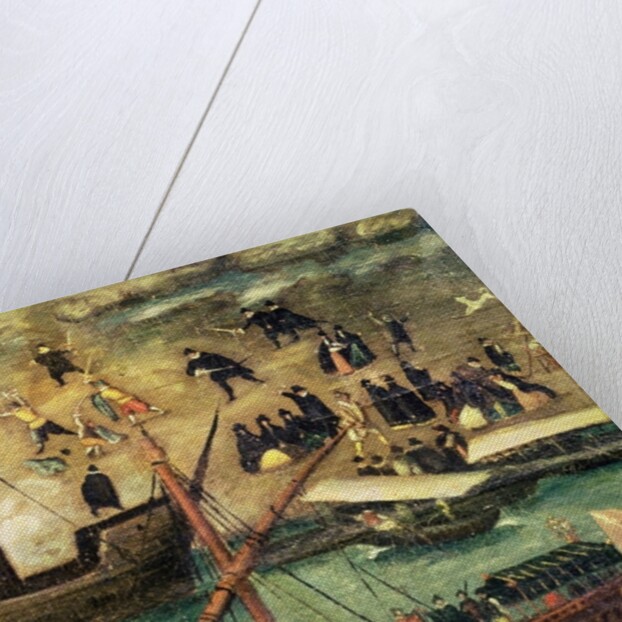 The Port of Seville, c.1590 by Alonso Sanchez Coello