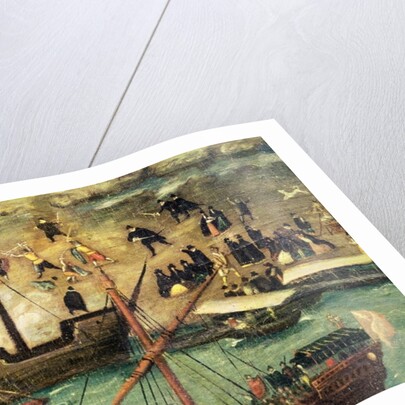 The Port of Seville, c.1590 by Alonso Sanchez Coello