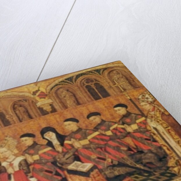 Jean I Jouvenel des Ursins with his wife, Michelle de Vitry and their family, 1445-49 by French School