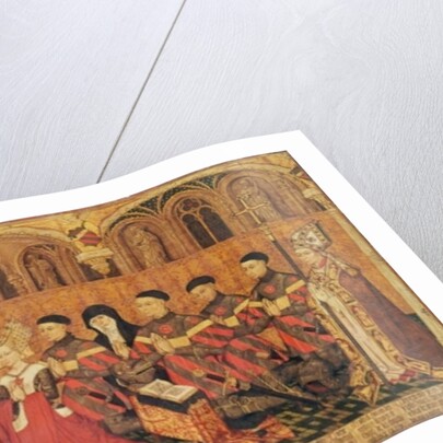 Jean I Jouvenel des Ursins with his wife, Michelle de Vitry and their family, 1445-49 by French School