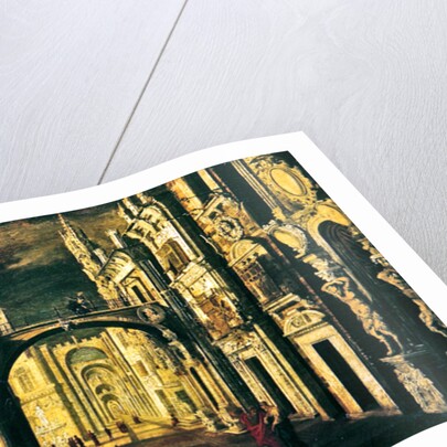 Architectural perspective by Francois de Nome