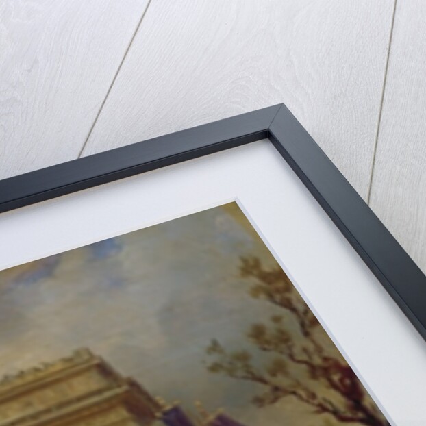 Fete de la Fraternite at the Arc de Triomphe, Place de l'Etoile, Paris om 20th April 1848 by Hippolyte Victor Valentin Sebron