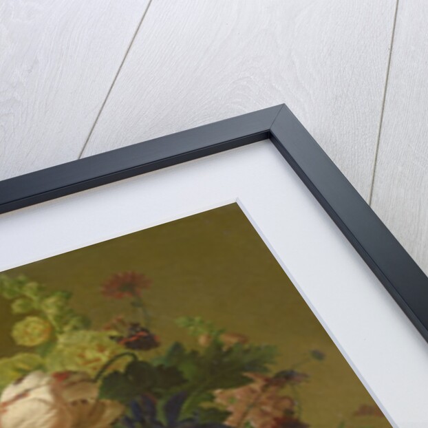 Flowers in a vase on a marble console table, 1816 by Jan Frans van Dael