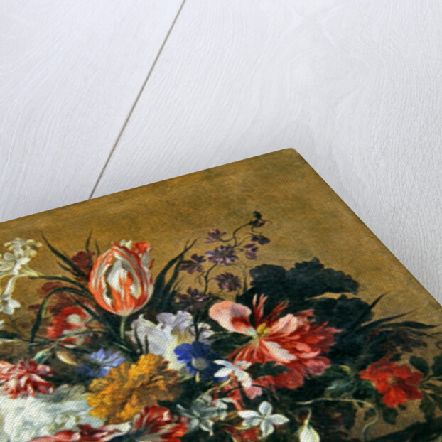 Basket of flowers by Jean-Baptiste Monnoyer