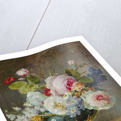 Flowers in a blue vase, 1782 by Anne Vallayer-Coster