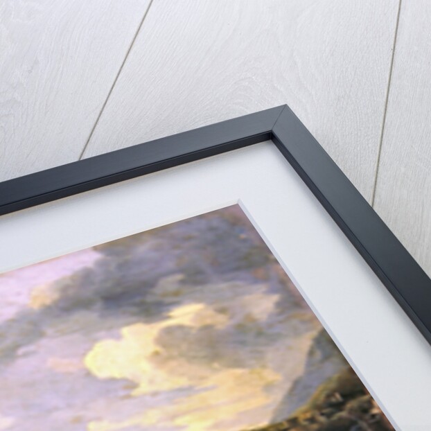 Landscape with hunter and dogs by Gaspard Poussin Dughet