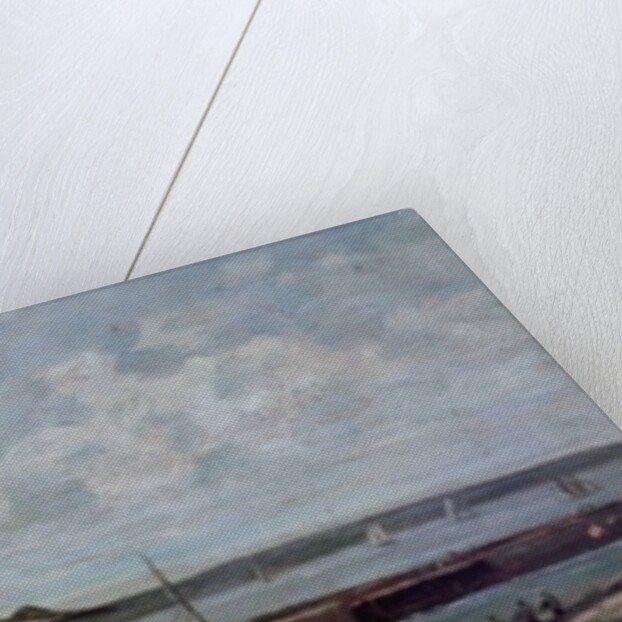 The Francois Ier Tower at le Havre, 1852 by Eugene Louis Boudin