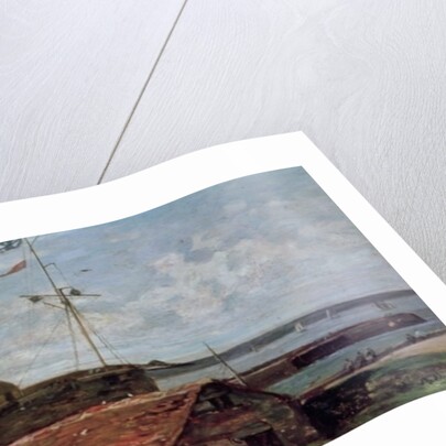 The Francois Ier Tower at le Havre, 1852 by Eugene Louis Boudin