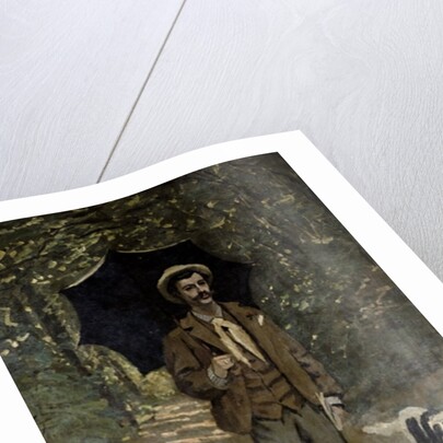 Man with an Umbrella, c.1868-69 by Claude Monet