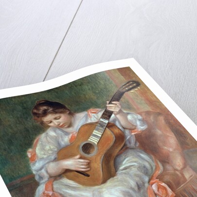 The Guitar Player, 1897 by Pierre Auguste Renoir