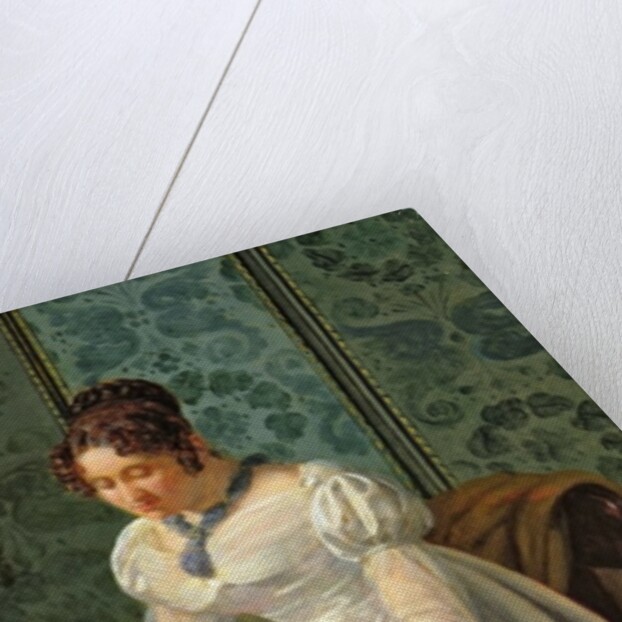 Woman Writing a Letter by Pierre Duval-Lecamus