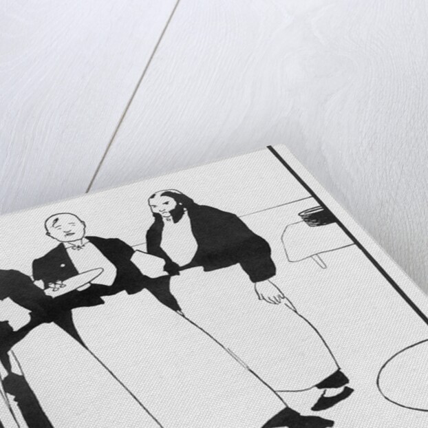 Garcons de Cafe by Aubrey Beardsley