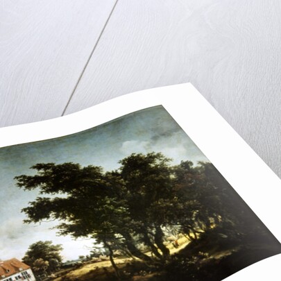 The water mills by Meindert Hobbema