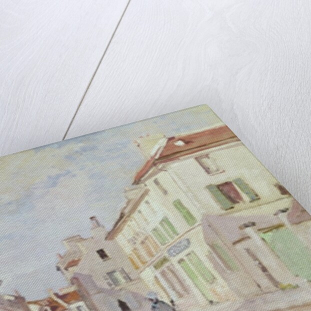 Rue de la Chaussee at Argenteuil by Claude Monet