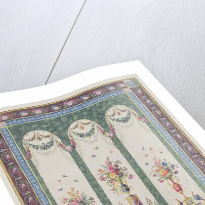 Decorative design for a garden arbour or loggia by French School