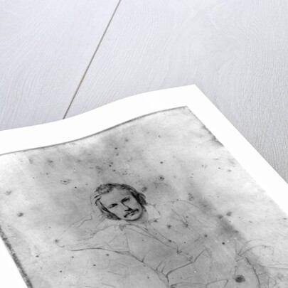 Edgar Quinet, 1833 by Sebastien Melchior Cornu