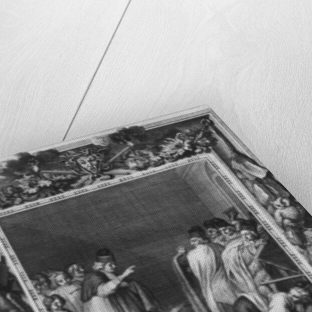 Illustration from 'Le Lutrin' by Nicolas Boileau, known as Boileau-Despreaux, 5th canto. by Bernard Picart