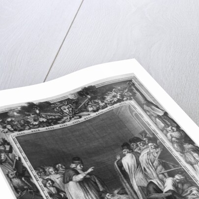 Illustration from 'Le Lutrin' by Nicolas Boileau, known as Boileau-Despreaux, 5th canto. by Bernard Picart