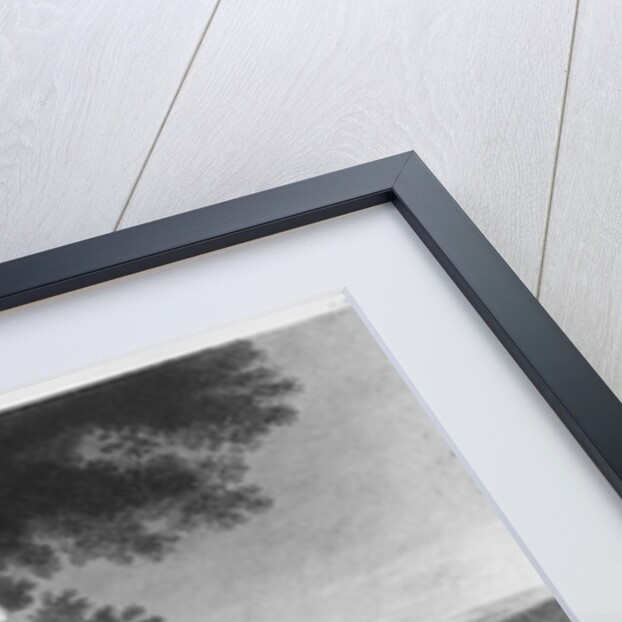 Jean-Jacques Rousseau composing 'Emile' in Montmorency valley by Joseph Albrier