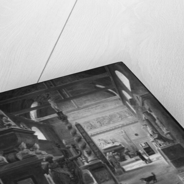 The great room of the Musee des Monuments Francais, c.1820 by Jean Lubin Vauzelle