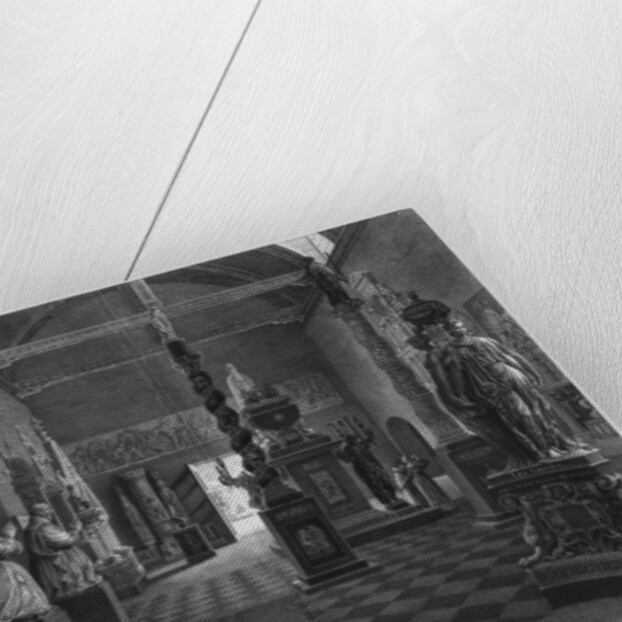 First view of the introductory room, Musee des Monuments Francais, Paris by Jean Lubin Vauzelle