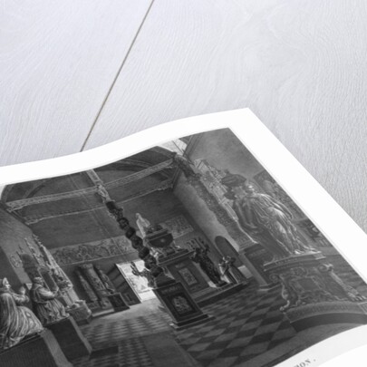 First view of the introductory room, Musee des Monuments Francais, Paris by Jean Lubin Vauzelle