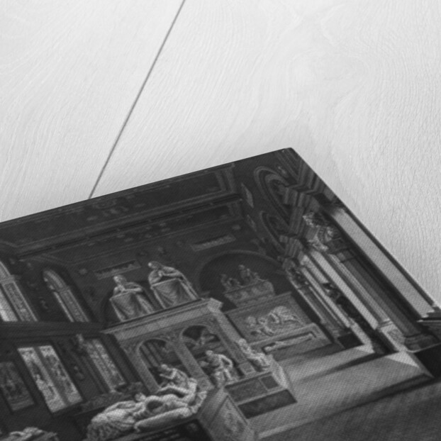 The 15th century room, Musee des Monuments Francais, Paris by Jean Lubin Vauzelle