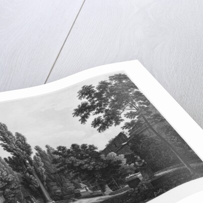 Garden of the cloister, Musee des Monuments Francais, Paris by Jean Lubin Vauzelle