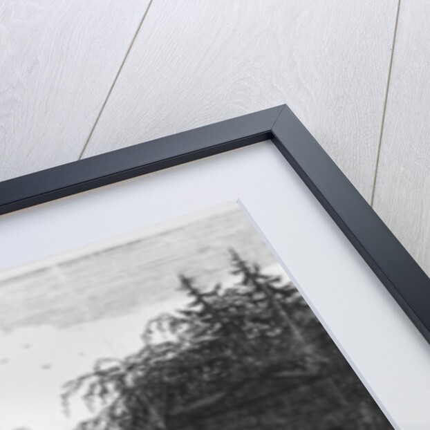 Musee des Monuments Francais, Paris, view of the Jardin Elysee from the tomb of Rene Descartes by Alexandre Marie Lenoir