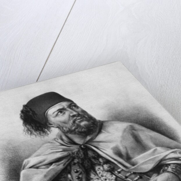 Portrait of Ibrahim Pasha, 1840 by Henri Daniel Plattel