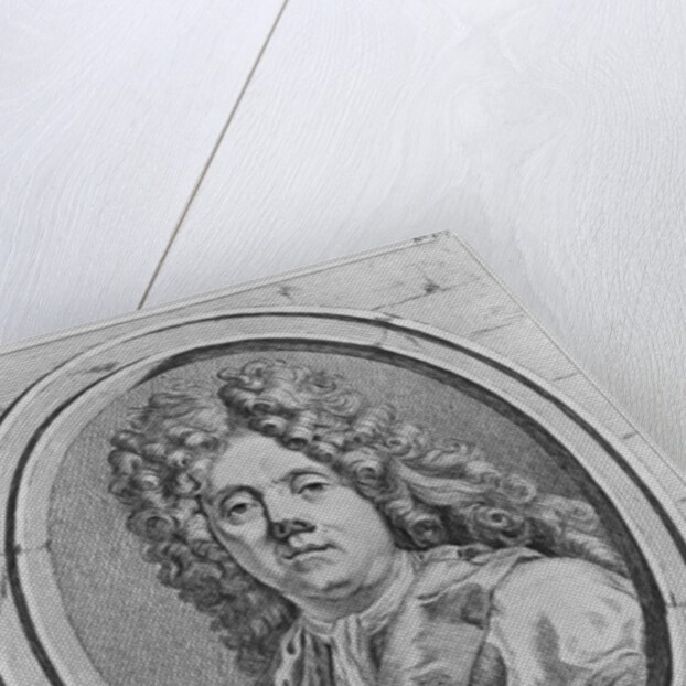 Portrait of Jean Jouvenet by Ange Laurent de Lalive de Jully