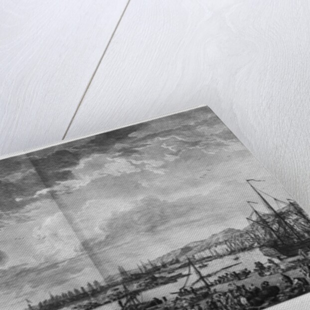 Old Port of Toulon, seen from the quartermaster's stores, series of 'Les Ports de France' by Claude Joseph Vernet