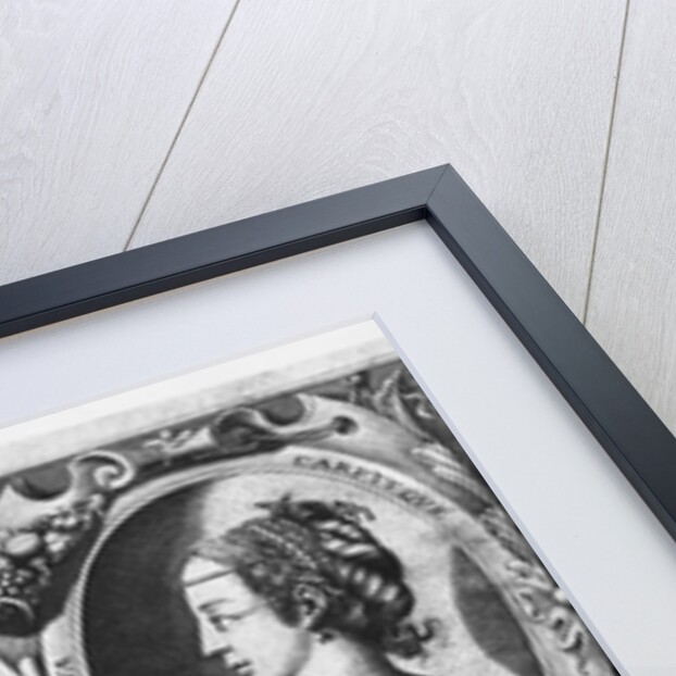 Pierre de Ronsard, aged 27 and Cassandre Salviati by Claude Mellan