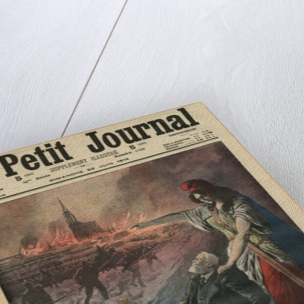 Disarmament of France, Jean Jaures and Marianne by French School