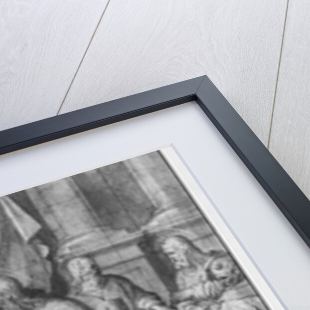 Life of Christ, the Last Supper, preparatory study of tapestry cartoon for the Church Saint-Merri in Paris, c.1585-90 by Henri Lerambert