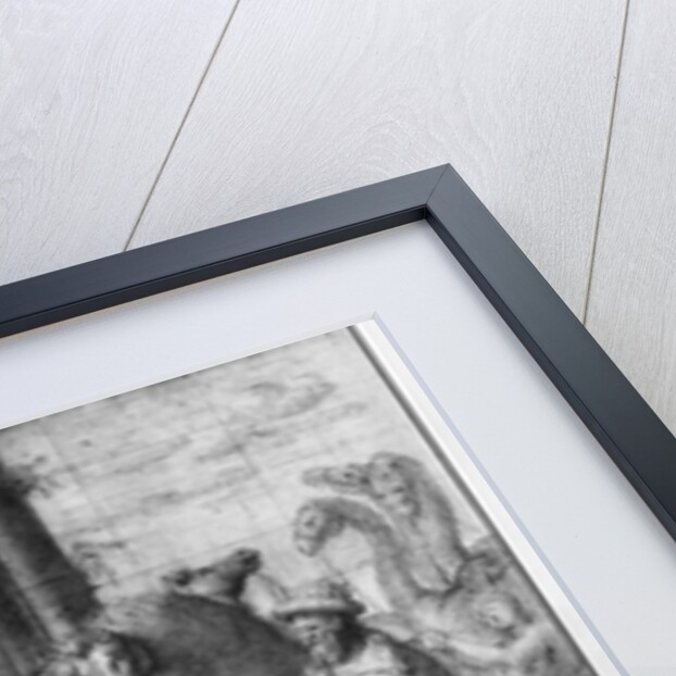 Life of Christ, Adoration of the Magi, preparatory study of tapestry cartoon for the Church Saint-Merri in Paris, c.1585-90 by Henri Lerambert