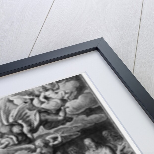 Life of Christ, Ascension, preparatory study of tapestry cartoon for the Church Saint-Merri in Paris, c.1585-90 by Henri Lerambert