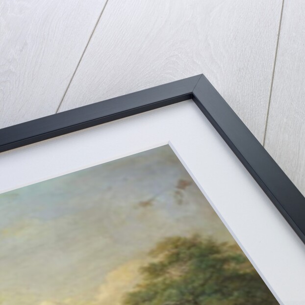 Landscape at the edge of a river by Jules Andre