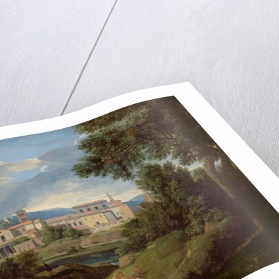 Italian landscape by Gaspard Poussin Dughet